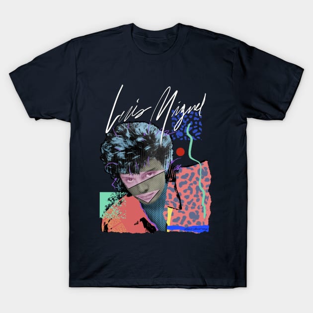 LUIS MIGUEL 80S RETRO STYLE T-Shirt by DISCO DISCO MX